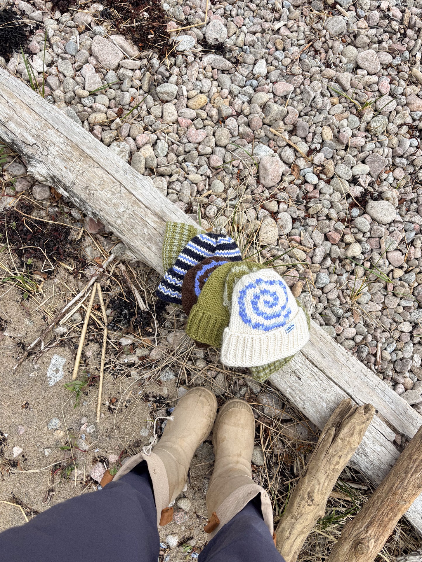 Merino Spiral beanie