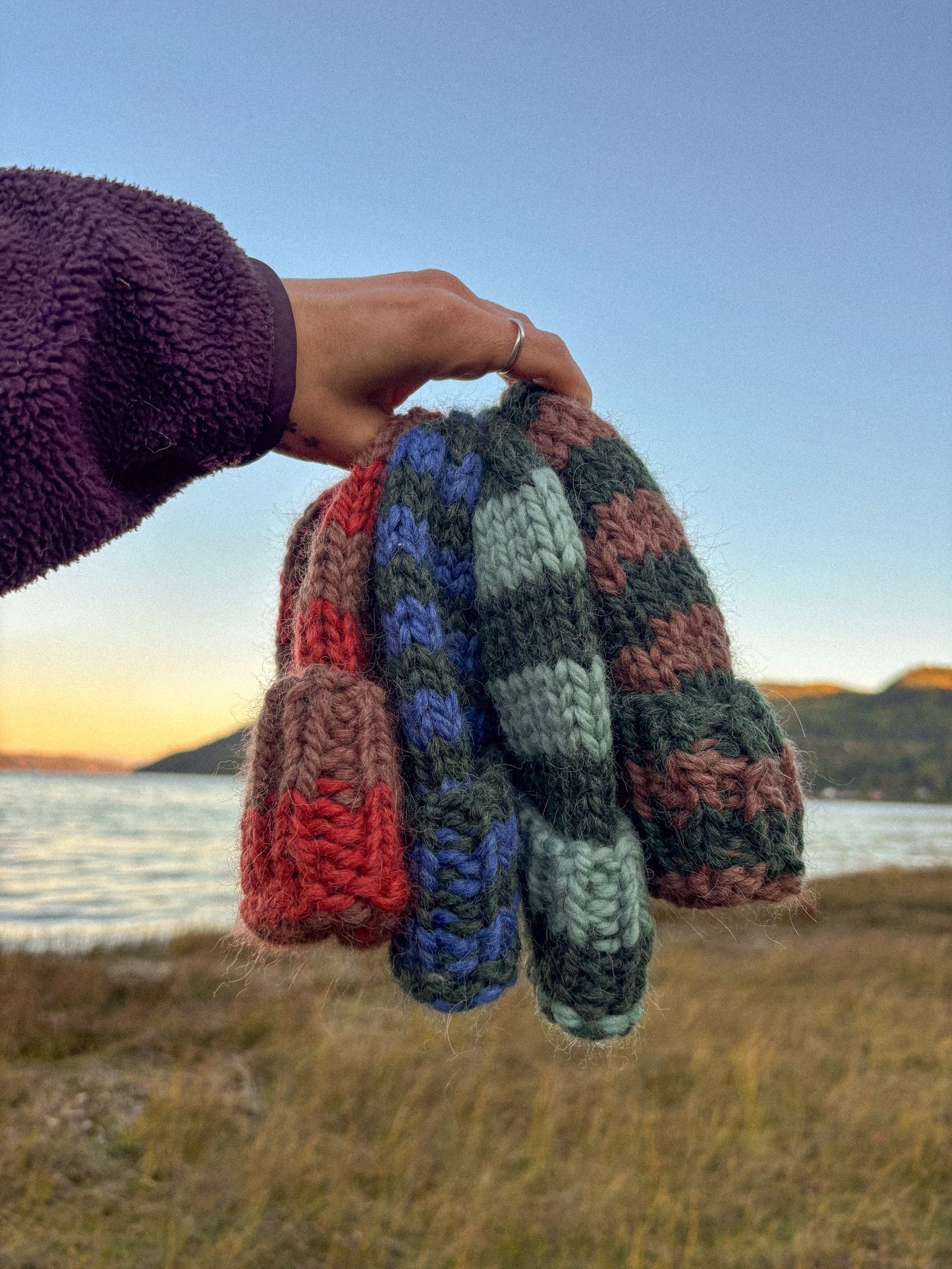 Peruvian wool classic beanie - Autumn