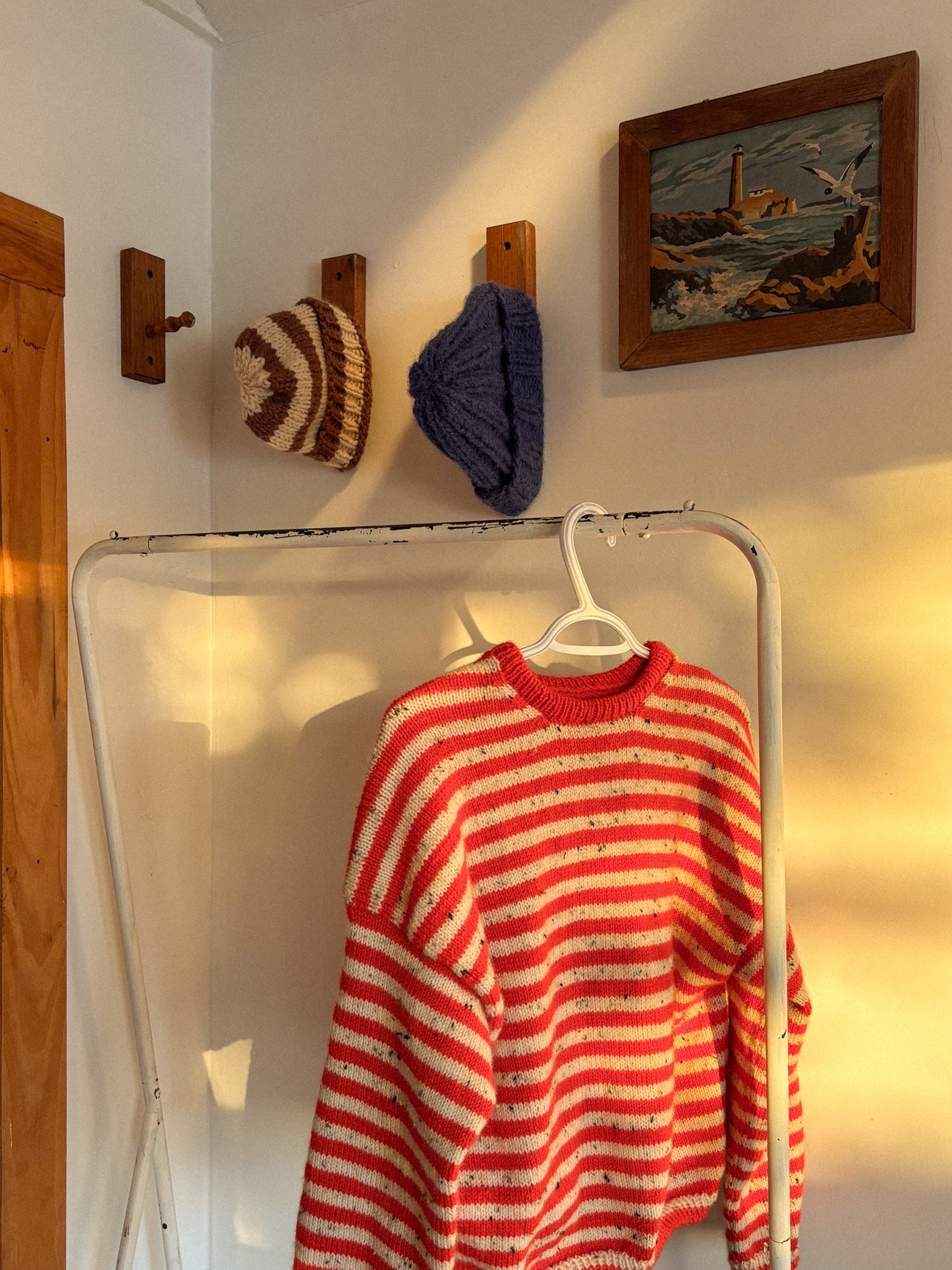 KIT - Olga sweater - Orange stripes