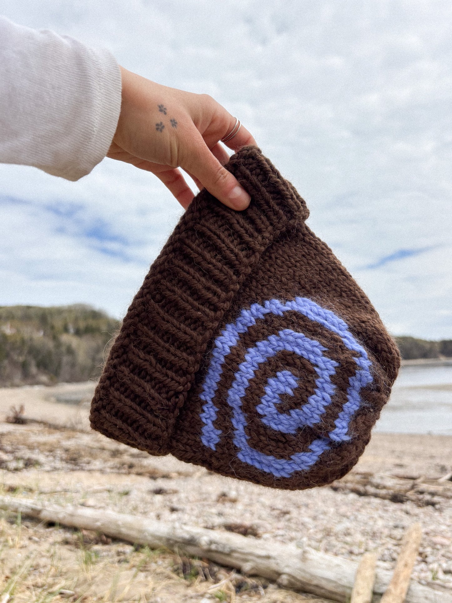 Merino Spiral beanie