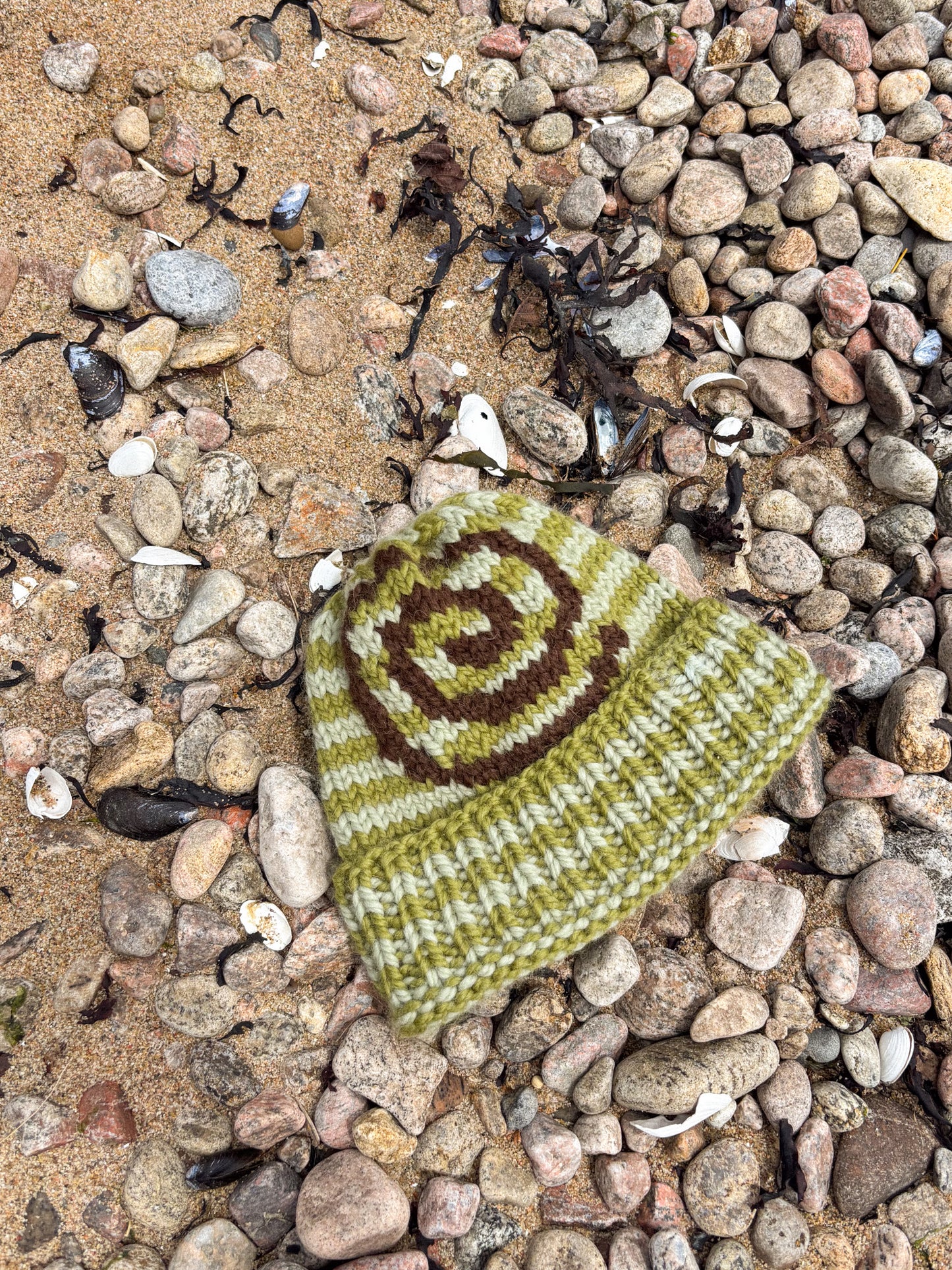 Merino Spiral beanie