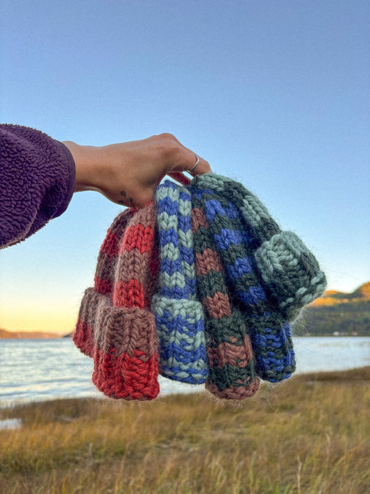 Peruvian wool classic beanie - Autumn